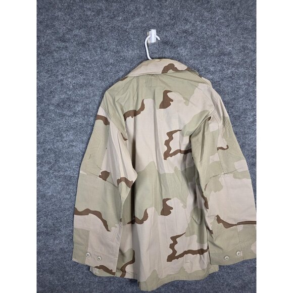 VINTAGE US Army Jacket Mens Large Long Desert Camo DCU Combat Coat Ripstop 90s - Picture 11 of 12